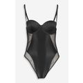WOLFORD Stretch Silk Light Shaping Bodysuit BNWT