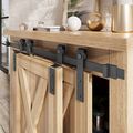 Easelife 5 FT Mini Cabinet Bypass Sliding Barn ...