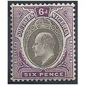 Southern Nigeria 1905 SG27 6d Grey-Black & Brig...