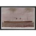 Ship Mauretania Cunard Line Postcard MINT Real ...