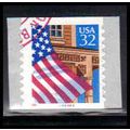 Used 2915A 32c U.S. Flag Over Porch Fine CNS 44...