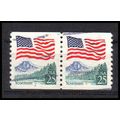 Used 2280a 25c U.S. Flag Very Fine CNP Left 9 P...