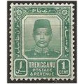 Trengganu 1910 SG1 1c Blue-Green Mounted Mint ..