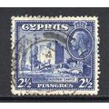 Cyprus - 1934 - 2½pi Ultramarine (Kolossi Castl...
