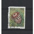 SouthAfrica.SG423 10c Protea Aristata.Fine Used...
