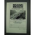 1960 Miami Beach Florida Tourism Ad - Has Every...