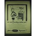 1960 G.E.C. Supreme Oven Ad - Exciting Cooker