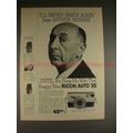 1960 Full-page Ricoh Auto 35 Camera Ad w/ Arthu...