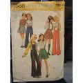 Vintage Simplicity 6588 Girl's Pants, Skirt & B...