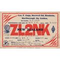 New Zealand QSL To Blenheim Antique 1930s Radio...
