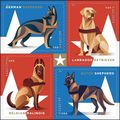 Military Working Dogs Sheet of 20 Current Rate ...