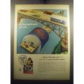 1957 AC Oil Filter Ad - A bargeload of oil