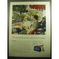 1958 Pan Am Airline Ad - The other 50 weeks are richer when you spend two abroad