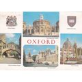 Oxford Multiview Postcard posted 1990 creased