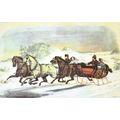 SLEIGH RACE 1952 Nathaniel Currier - James Merr...
