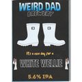 UNUSED PUMP CLIP FRONT - WEIRD DAD BREWERY(WALE...