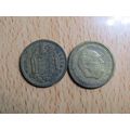Spain 1962 Franco 1953-1962* 1 Peseta Coin