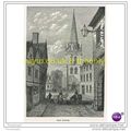 ABINGDON, THE TOWER, ENGLAND, Modern Reproduction