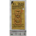 Vintage: ticket The Green Bus Service 8d Rugele...