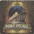 BEER MAT - BANK TOP BREWERY - PORT O'CALL - (Ca...