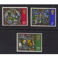 SG894-896 1971 XMAS ~ Unmounted Mint GB