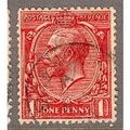 GB stamps 1912 - SG419 - KGV - 1d red - Brendor