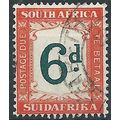 South Africa 1933 D29a 6d Green & Bright Orange...