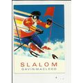 WINTER SPORTSD Slalom Postcard by Athena (9396)
