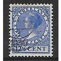 NETHERLANDS , 1924 QUEEN WILHELMIA 12 1/2c BLUE...