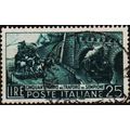 Italy. 1956 25L S.G.931 Used