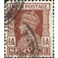 INDIA, King George VI, official, brown 1939, ½a...