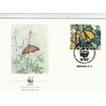 Mexico 1988 Monarch Buttterfly FDC Special canc...