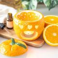 Oil Burner, Orange Design