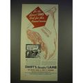 1940 Swift's Identified Lamb Ad - For the Fines...