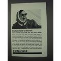 1959 Switzerland Tourism Ad - Secret