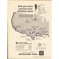 BETHLEHEM STEEL COMPANY 1962 Order sucker rods ...