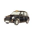 Black Taxi Cab London Hackney Carriage Cabbie C...