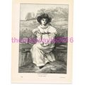An April Mood, Victorian Art, Book Illustration...