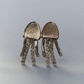 Silver Tone Fringe Earrings