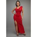 Glitter Slitted Dress
