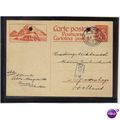 1928 SWITZERLAND BERGHAUS POSTCARD 20C ZUOZ PMK
