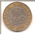 PORTUGAL 200 ESCUDOS 1991 ....