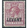 British Levant 1921 L22 6d Dull Purple Mounted ...