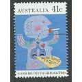 AUS 1990 41c 'COMMUNITY HEALTH- SMOKING' FINE U...