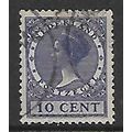 NETHERLANDS , 1924 QUEEN WILHELMIA 10c BLUE SG ...