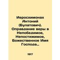 Hieroschimonk Anthony (Bulatovich). Justificati...