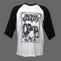 Black Sabbath 3/4 Sleeve Baseball T-shirt 70s H...