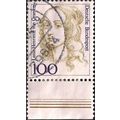 GERMANY, Luise Henriette von Oranien border, yellow 1994, 100 Pf