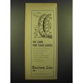 1968 Harrison Line Advertisement - David Langdon - We care for your Cargo