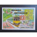 Railways Around Nottingham Postcard